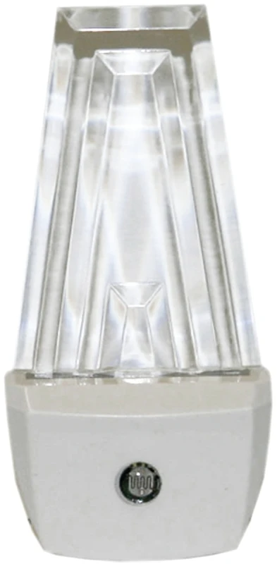 White Aztec Led Night Light With Automatic Dusk To Dawn Sensor, Model Nll9