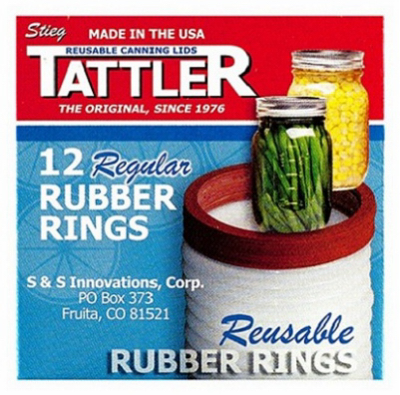 Regular Mouth Replacement Rubber Rings, 12-pk, Model 1011