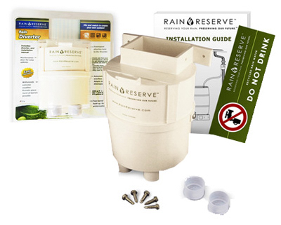 White Diverter Kit For Rain Barrels - Model 2012315 - Plastic Construction