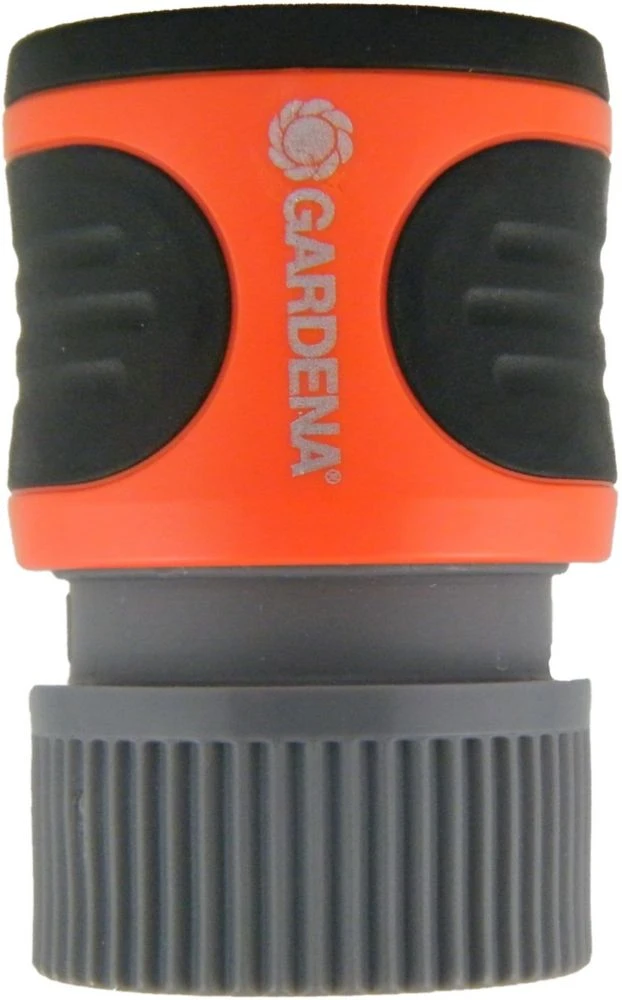6918 Classic Hose Connector With Waterstop - Durable Plastic Design