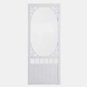 Deerglen Composite Screen Door, 32 In Width, 82 In Height, White
