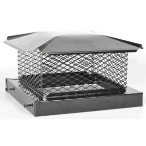 Bm0377 8 Inch X 8 Inch Black Chimney Cap