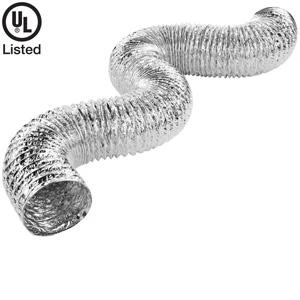 4 Inch X 8 Feet Duct Dryer Foil With Clamps
