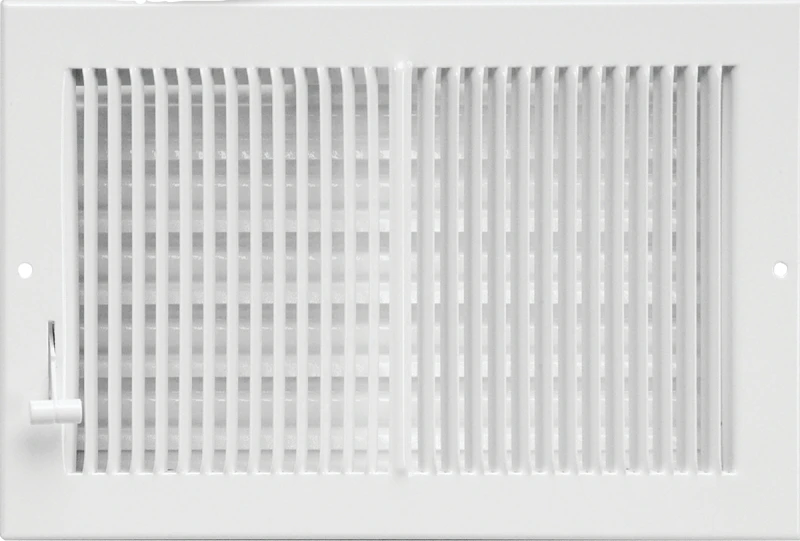 Rg0291 6 In X 10 In Multi-shutter Steel Register With Two-way Air Deflection