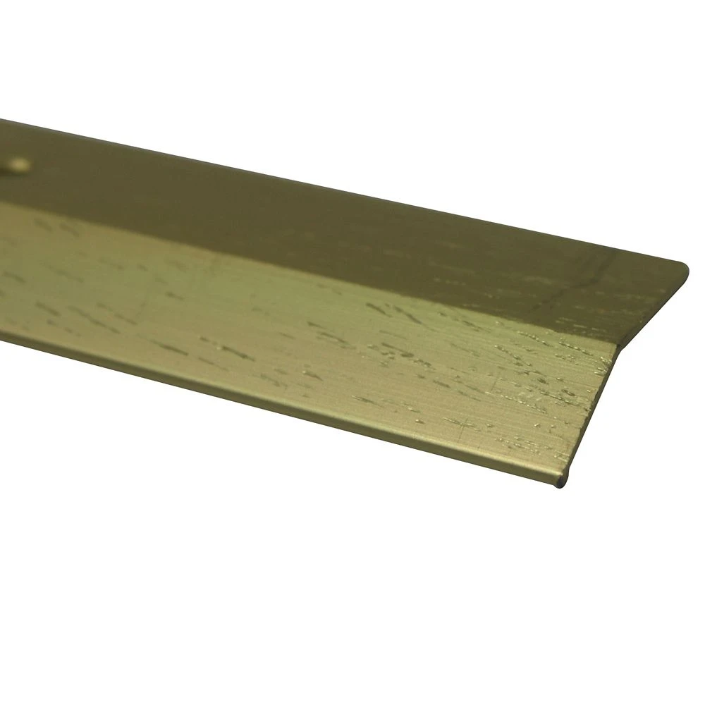 Equalizer Floor Moulding, Hammered Gold Anodized Aluminum - 1-1/2 Inch X 6 Feet