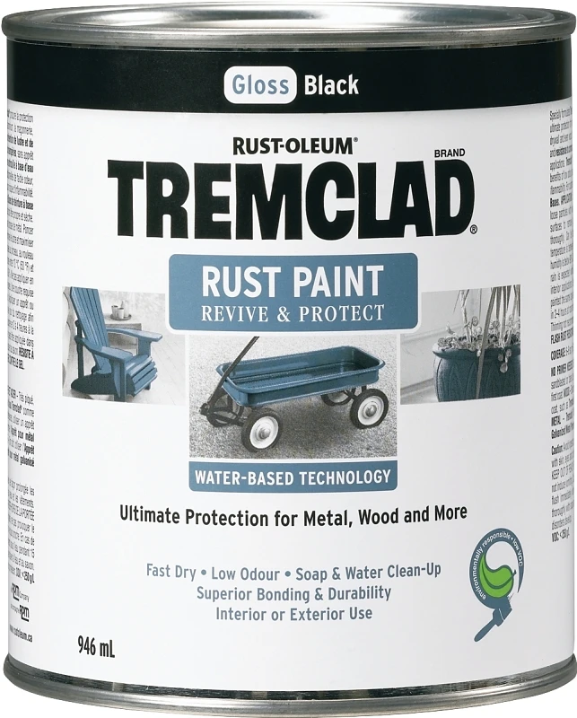 Water-based Gloss Black Paint 946 Milliliters For Ultimate Protection