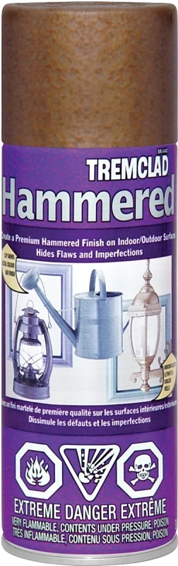 Tremclad Hammer Finish Copper Spray Paint 340g - Rust-oleum Model 595562b522