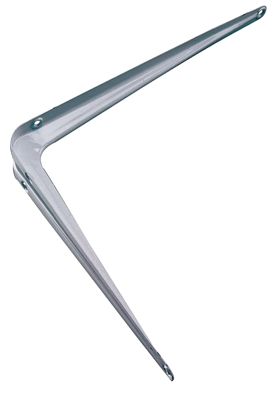 12x14 Inch White Metal Utility Shelf Bracket