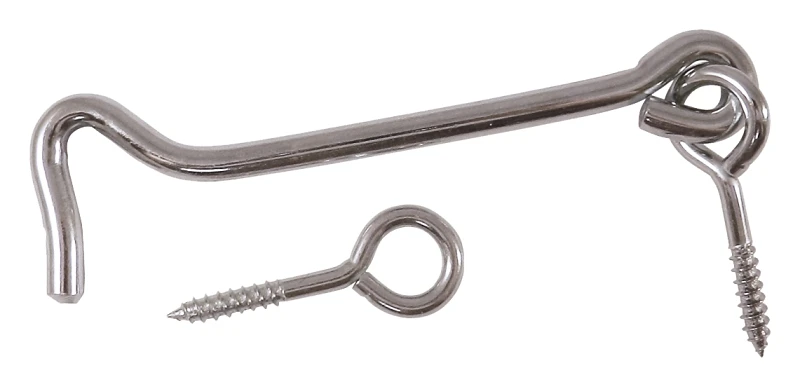 Heavy Duty Zinc Hook And Eye Gate Latch 6 Inch Model 1371xv