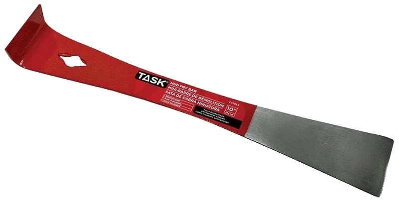 Ultra Thin Stainless Steel Mini Pry Bar - 10 Inch Length