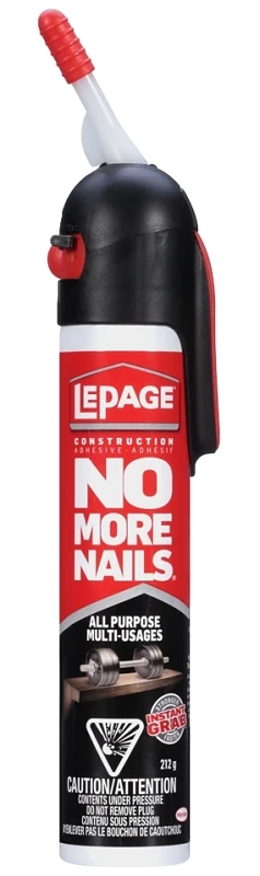 No More Nails All Purpose Clear Construction Adhesive 266 Ml