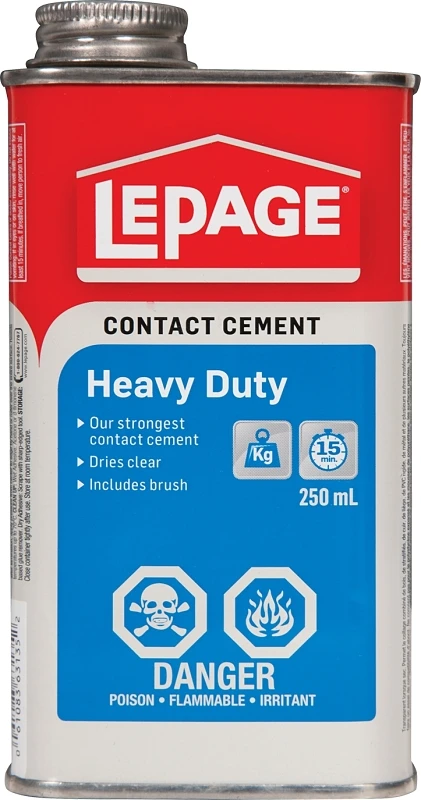 Pres-tite Contact Cement With Brush 250ml - Heavy-duty Adhesive