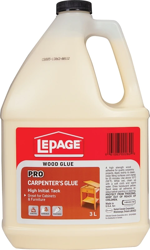 Carpenter's Glue 3l - High Tack Polyvinyl Acetate Woodworking Adhesive