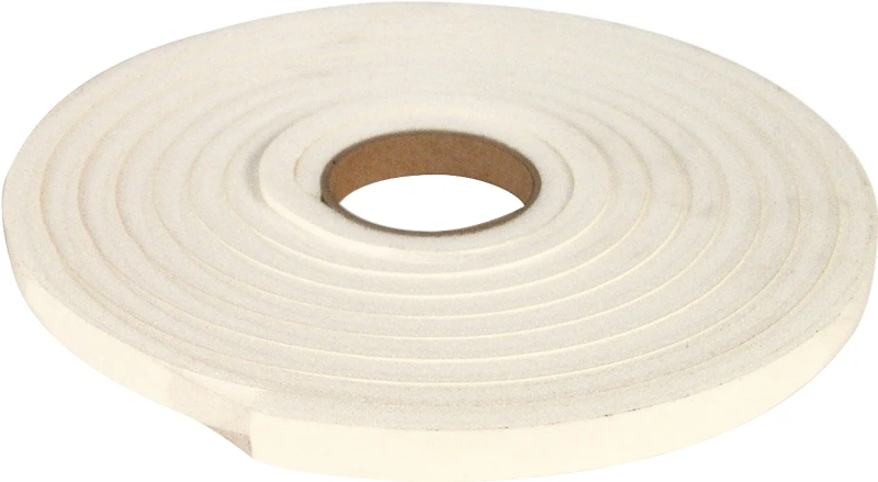 Self-adhesive Insulating Foam Tape, 10 Ft Long, 3/8 In Wide, 1/4 In Thick