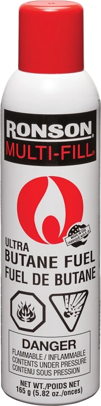 Butane Lighter Fuel 5.82 Ounce Canister For Multi-fill Use