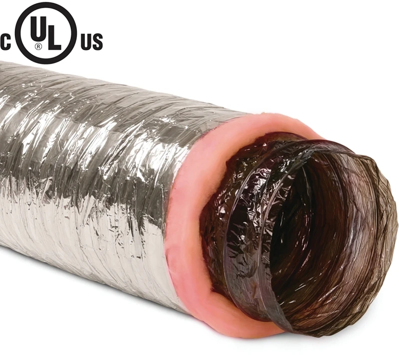 Air Duct Mea 6 Inch X 25 Feet Silver R-4.2 Insulation