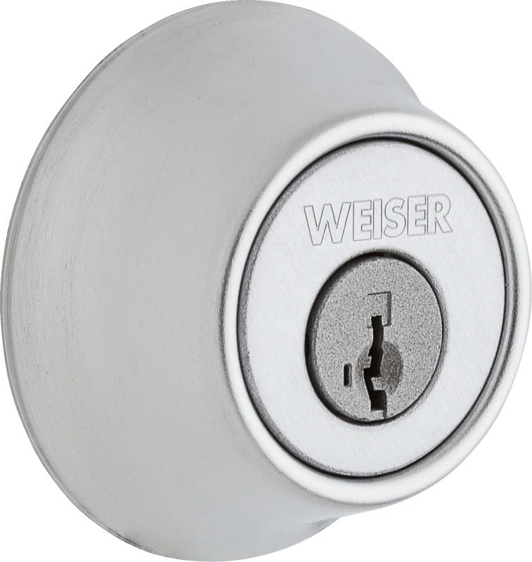 Elements Single Cylinder Deadbolt Lock Satin Chrome Finish Model Gdc9471 26d Smt M