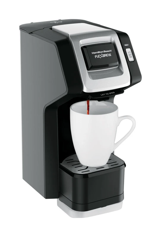 Flexbrew 10-14 Oz Black/silver Single Serve Coffee Maker Model 49974