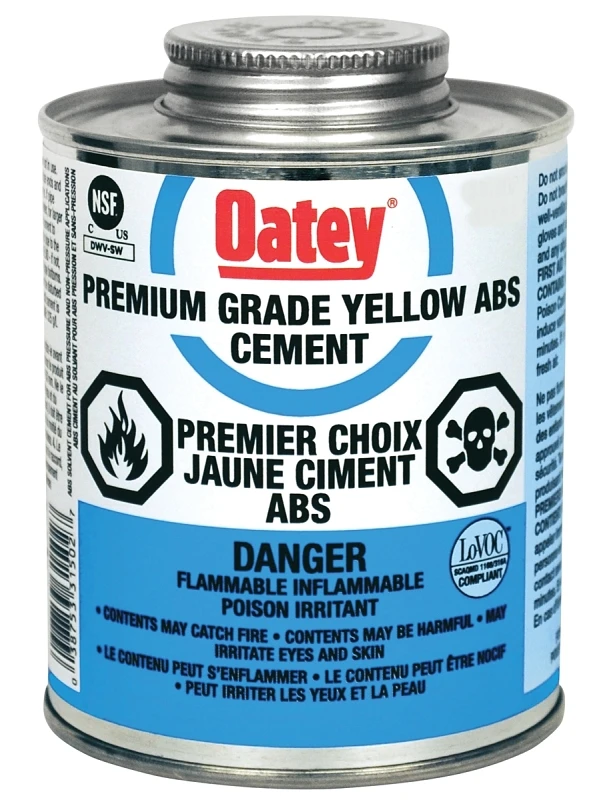 236 Milliliter Medium-bodied Abs Cement For Pipe And Fittings