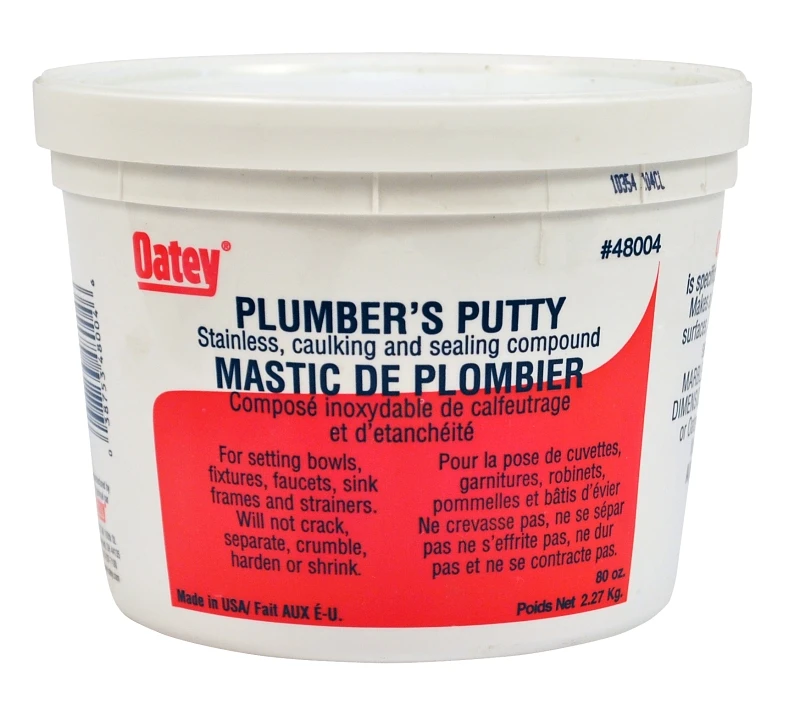 Plumber's Putty 5 Pound Waterproof Sealant For Fixtures And Faucets