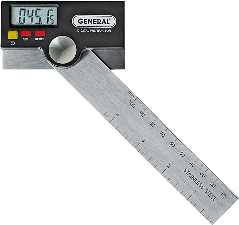 Stainless Steel Digital Protractor Model 1702, 0 To 180 Degrees