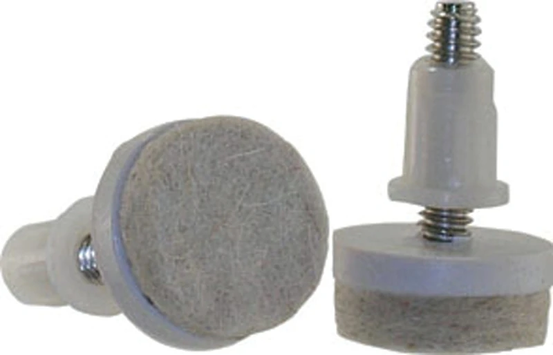 1-1/2 In. Threaded Stem Furniture Glides With Felt Base (4 Pk) - Model 9909