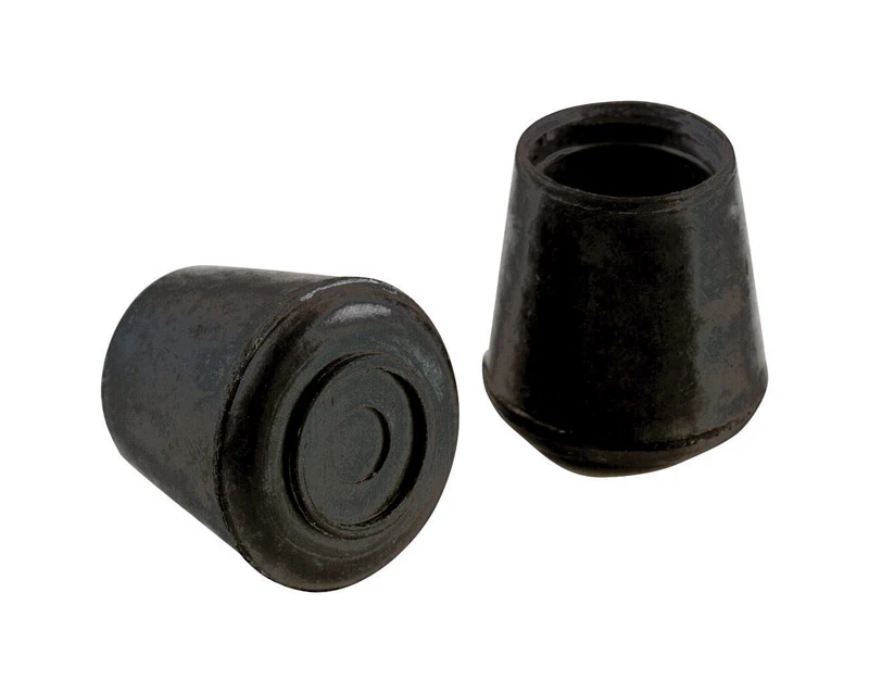 Rubber Furniture Leg Tip Black 7/8 In. Dia, Model 9761, 24 Pk