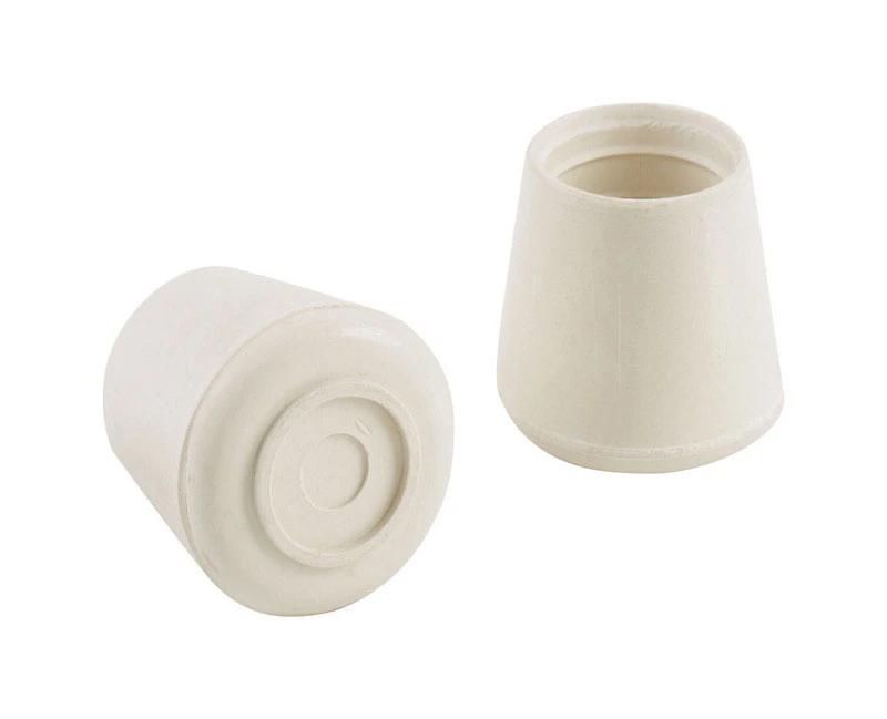 Shepherd Rubber Leg Tip White 3/4 in. L 24 pk