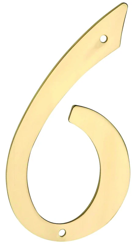 National Hardware 4 in. Gold Brass Number 6 Mounting Screws 1 pk