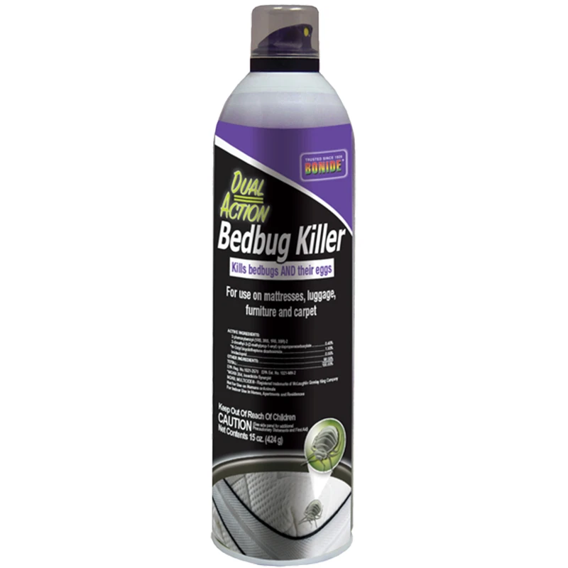 15 Oz. Aerosol Spray Dual Action Bedbug Killer - Fast Acting Insecticide
