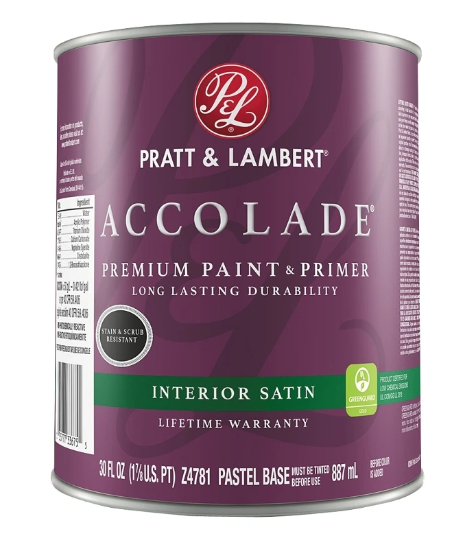 Accolade Satin Interior Paint 1 Quart Pastel Color