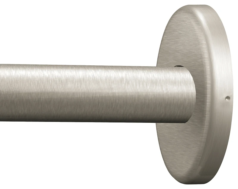 Adjustable Curved Shower Rod 36-60 Inches Brushed Nickel Finish