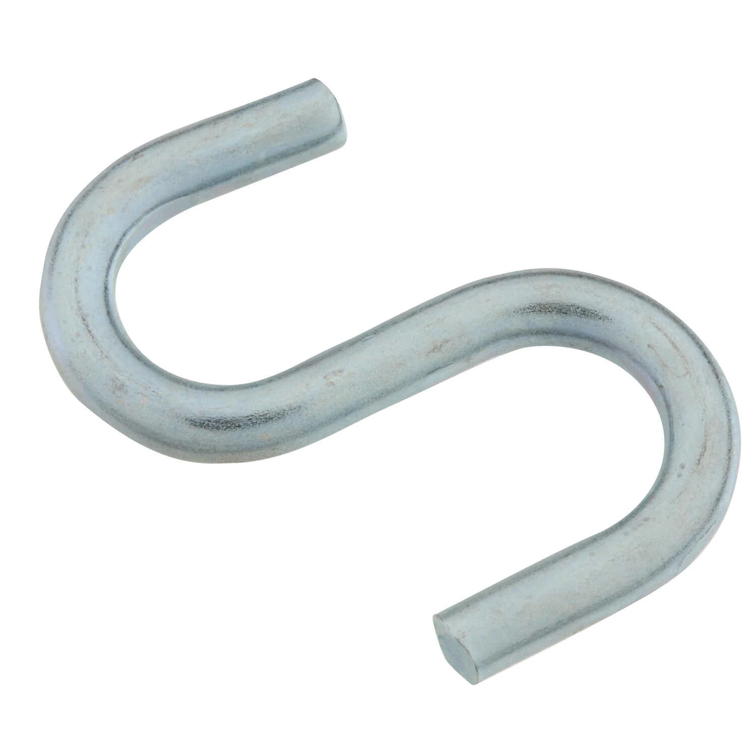 Stanley Open S-Hook, 1-1/2 in L, Steel, Zinc Plated