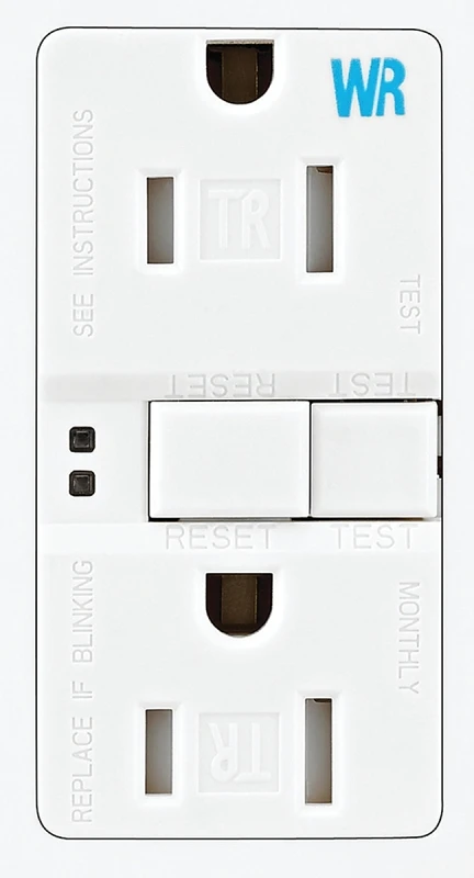 Weather-resistant Duplex Gfci Receptacle 15 Amp Self-test Model Twrgf15w