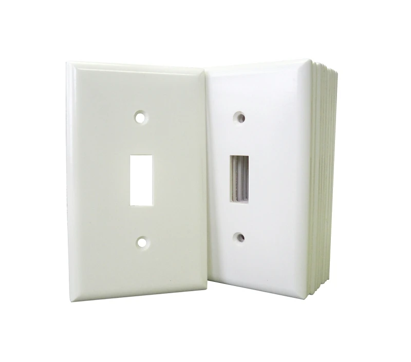 2134w-jp Standard Toggle Wallplate, 1 Gang, 4.5 In L X 2.75 In W