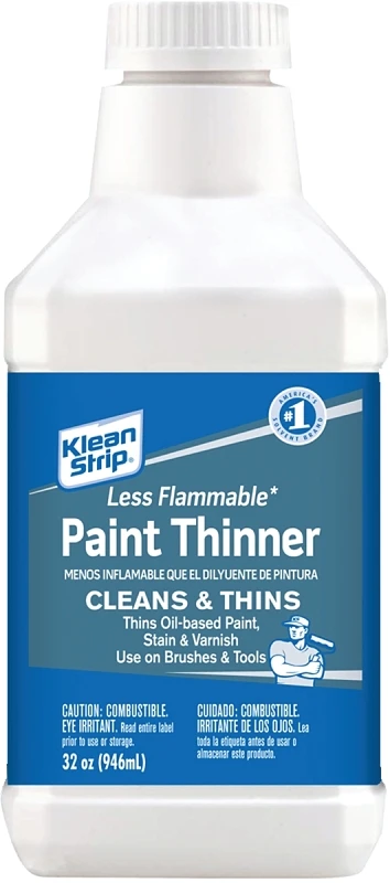Less Flammable Paint Thinner 1 Quart Premium Formula