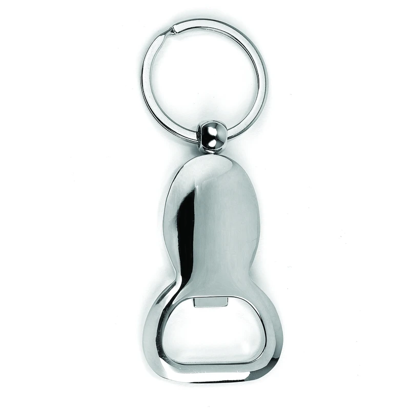 Hy-Ko Silver Bottle Opener and Key Chain Combination