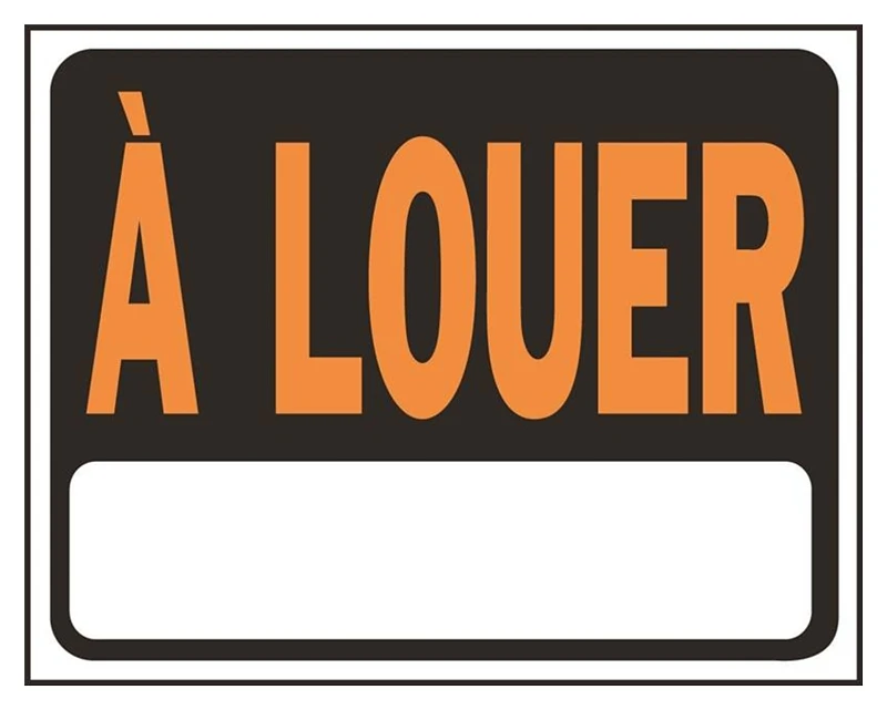 A Louer Sign, Model Sp-131, Durable And Weather-resistant