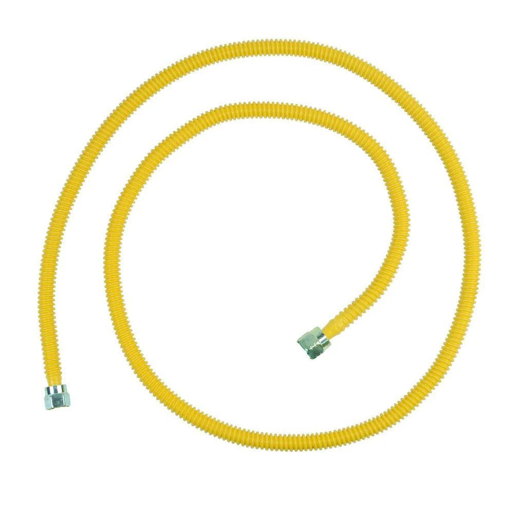 Procoat Csslnn-58n Stainless Steel Gas Connector, 1/4 In Inlet And Outlet