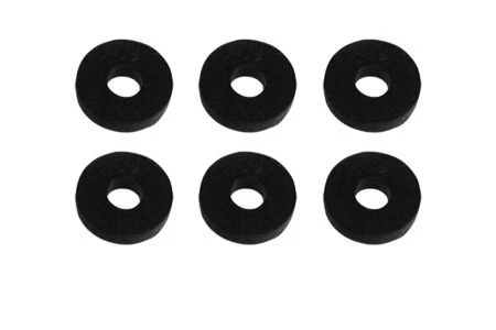 M-line 1/4r Flat Bibb Washer, 9/16 In Diameter, 1/8 In Thickness