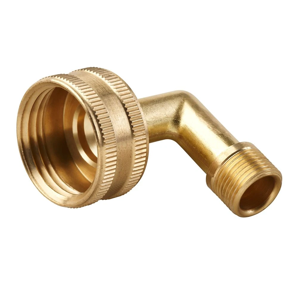 M-line Dishwasher Connector - 3/8 Inch Mip X 5/8 Inch Fip Brass Elbow