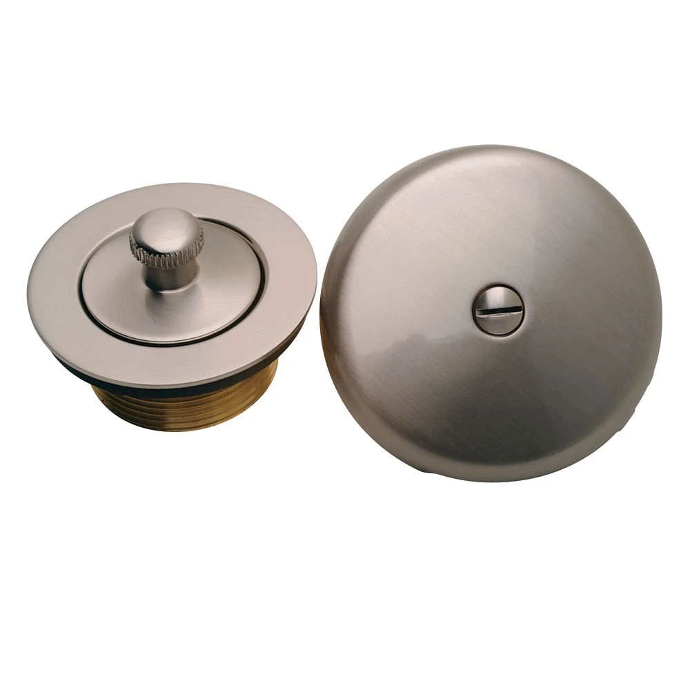 M-line Lift And Lock Drain Waste And Overflow Trim Kit, Brushed Nickel