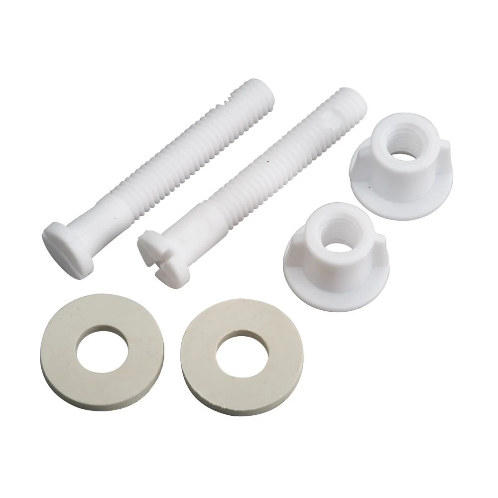 M-line Universal Toilet Seat Hinge Bolts With Locknuts And Washers