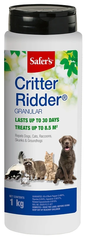 Critter Ridder Animal Repellent 1 Kilogram Canister - Model 3142can