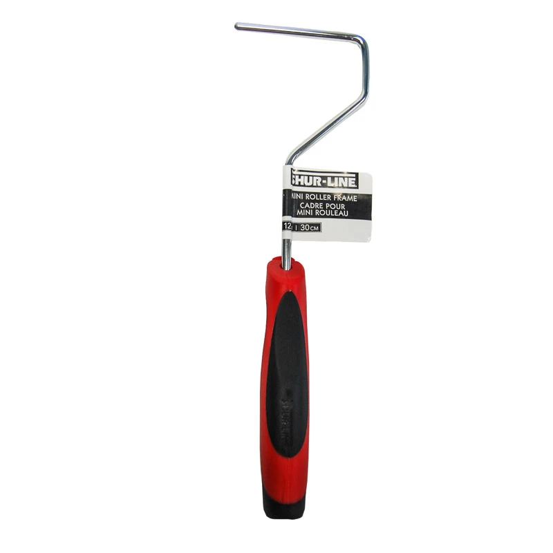 4 In. Wide Mini Paint Roller Frame With Threaded End For Easy Use