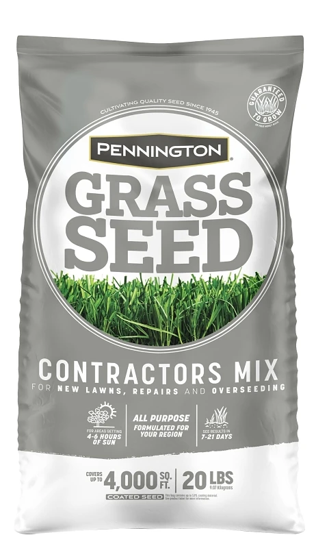 20 Lb. Pennington North Contractors Grass Seed Mix For Sunny And Shady Areas