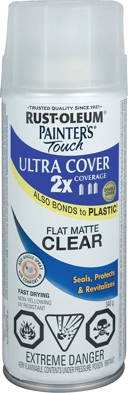 2x Matte Clear Paint Spray - Model 268390 For Superior Finish