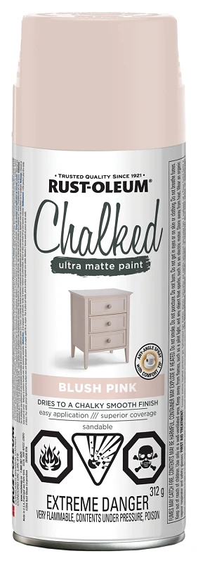 Chalked Blush Pink Ultra-matte Paint 340g For Furniture And Décor
