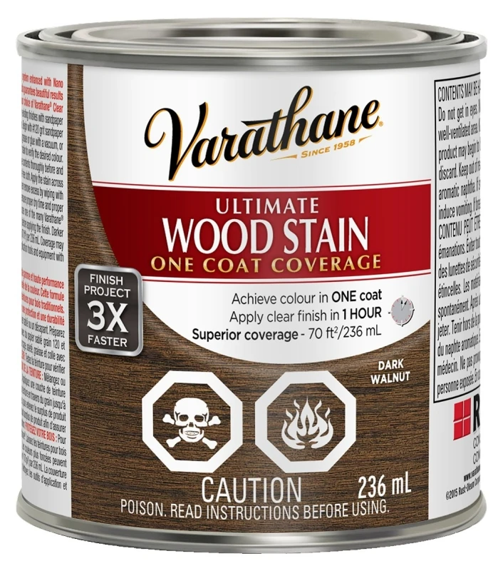 Ultimate Dark Walnut Wood Stain 236 Milliliters - Premium Quality