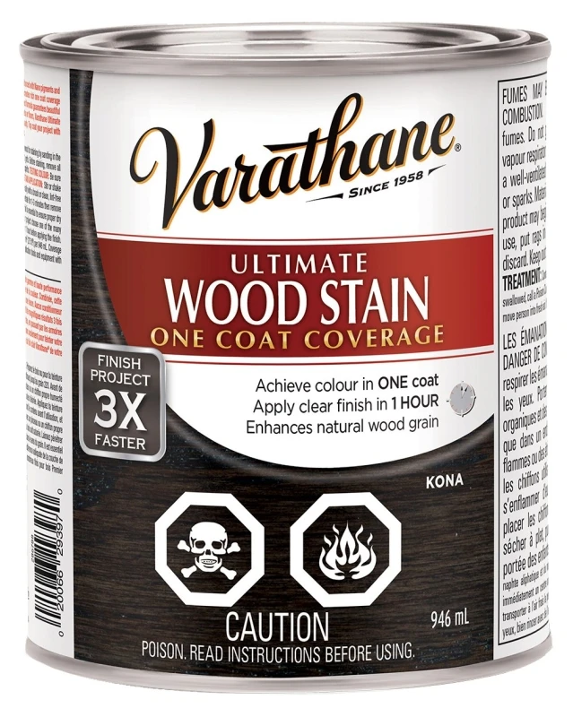 Ultimate Wood Stain Kona 946 Milliliters - High-performance Formula